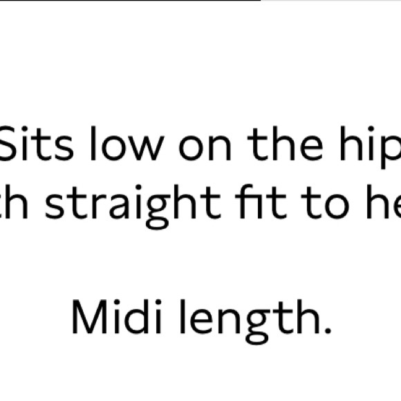 Banana Republic Italian wool midi Navy Pinstripe pencil Skirt 10 - Picture 13 of 14